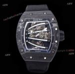 Yohan Blake Richard Mille 59-01 Black TPT Carbon Replica Watch 